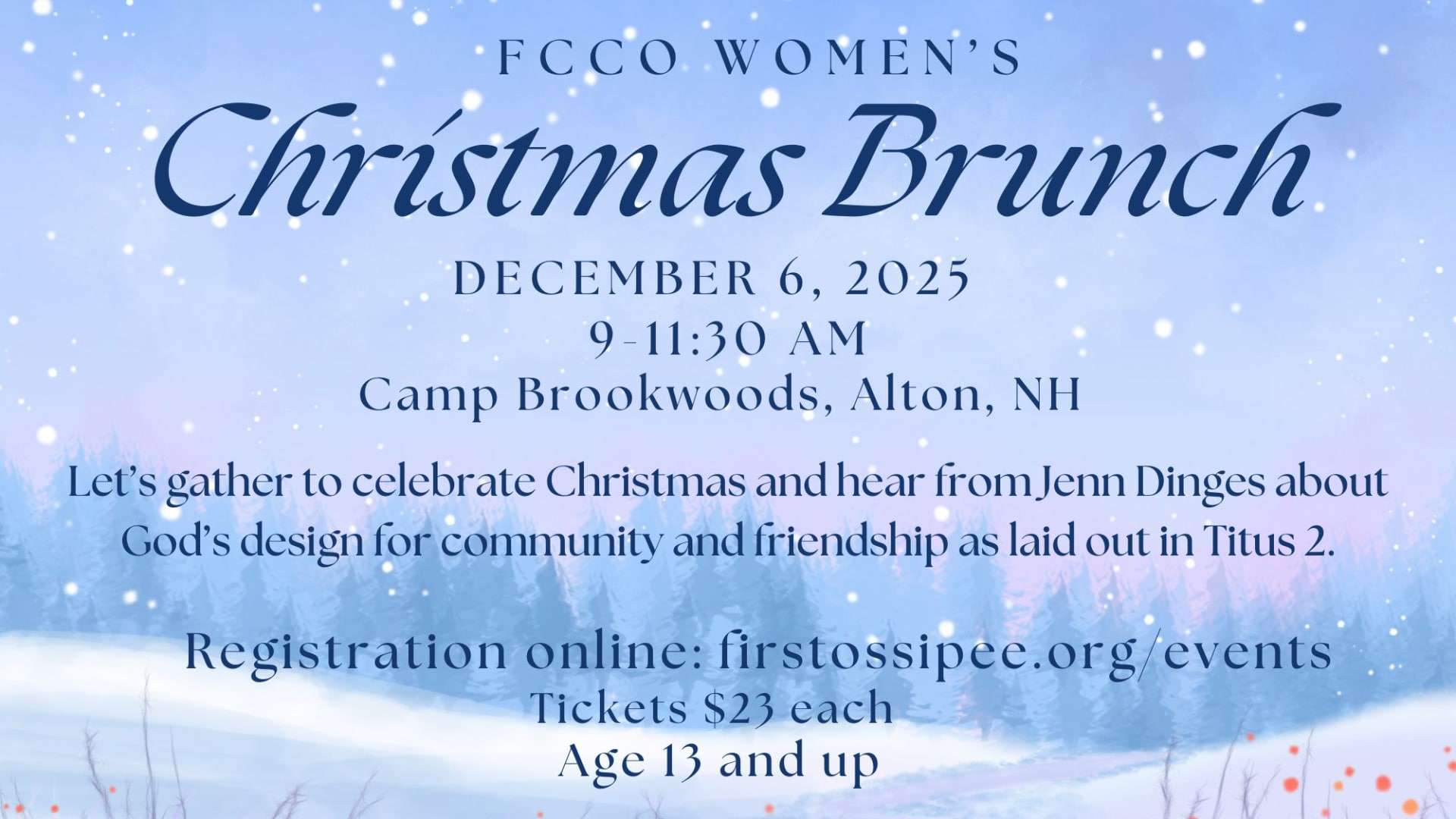Women’s Christmas Brunch