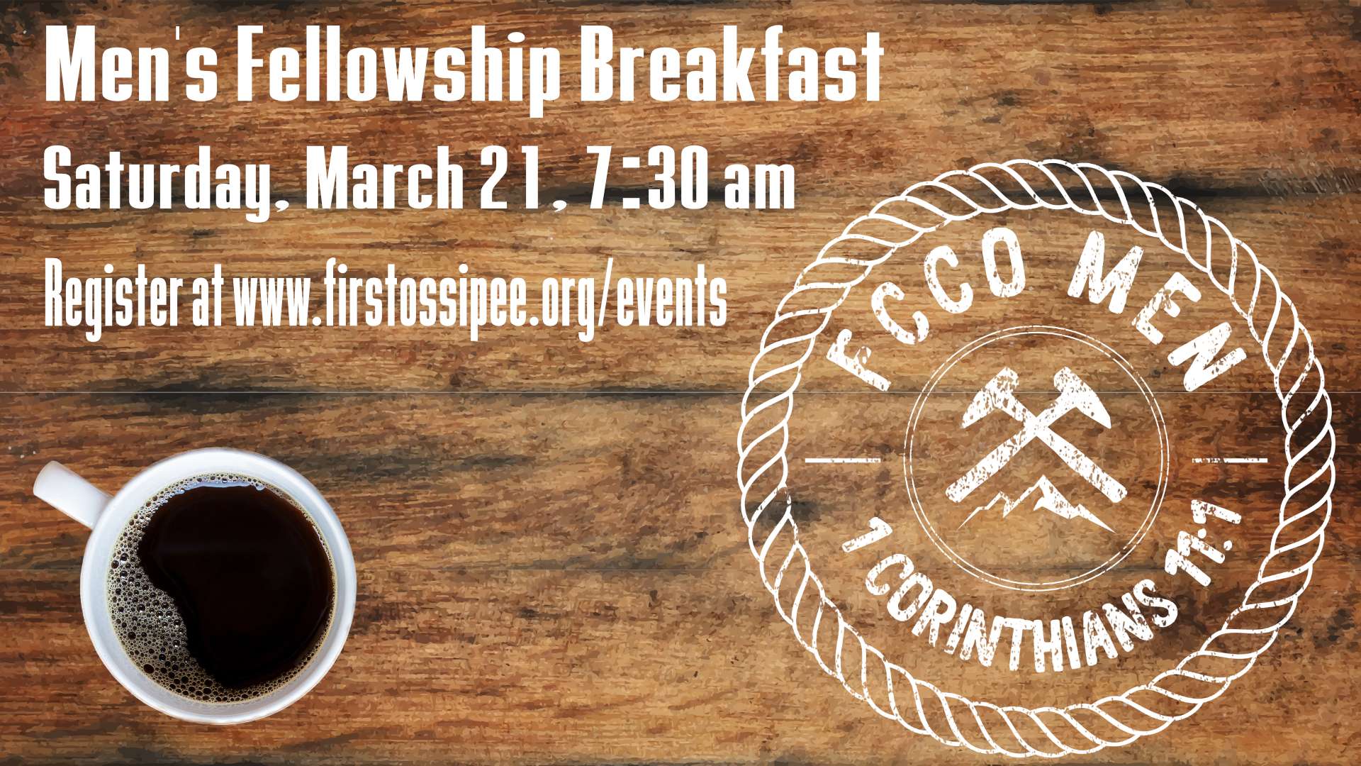 Men’s Fellowship Breakfast