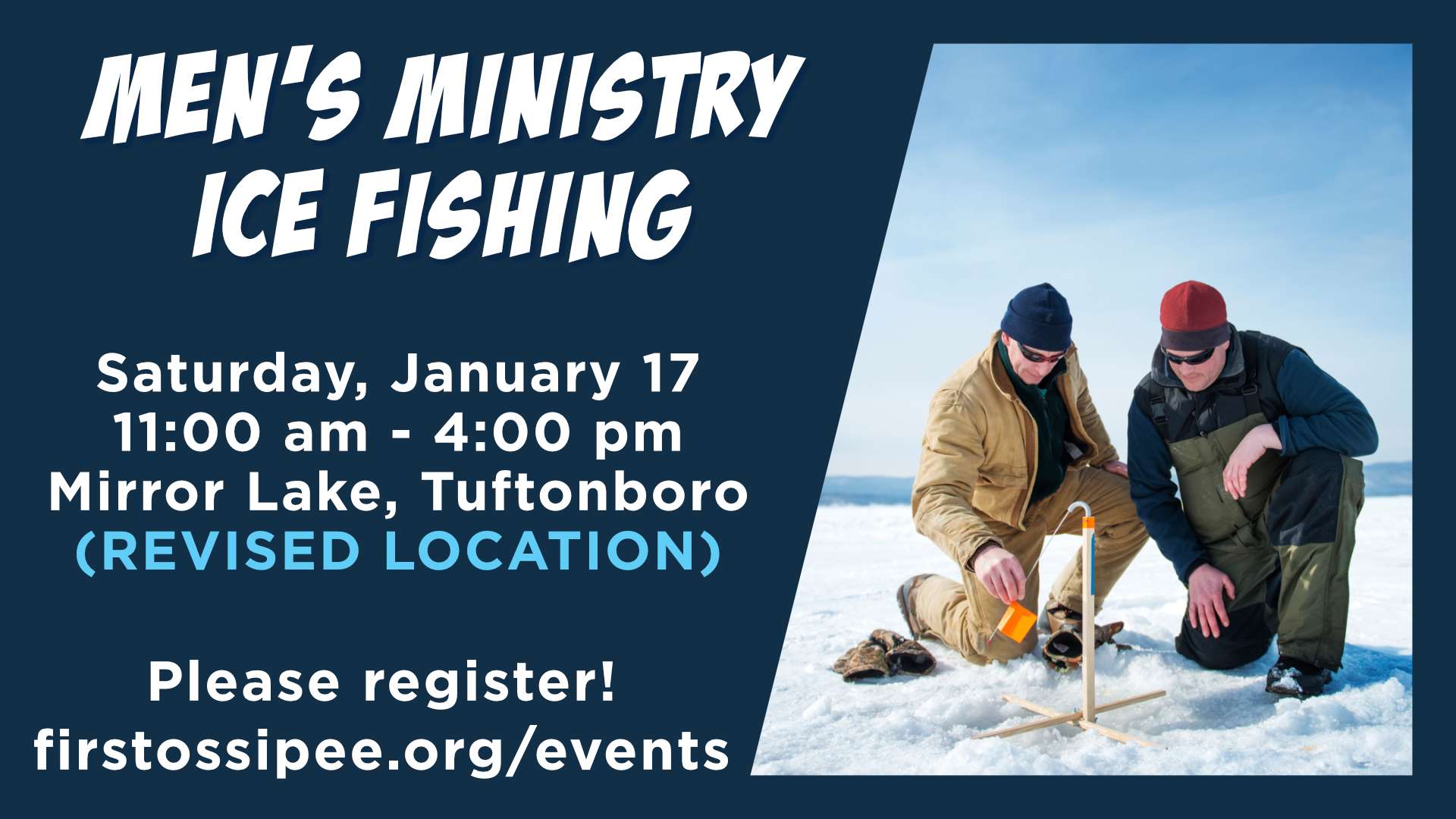 Men’s Ministry Ice Fishing