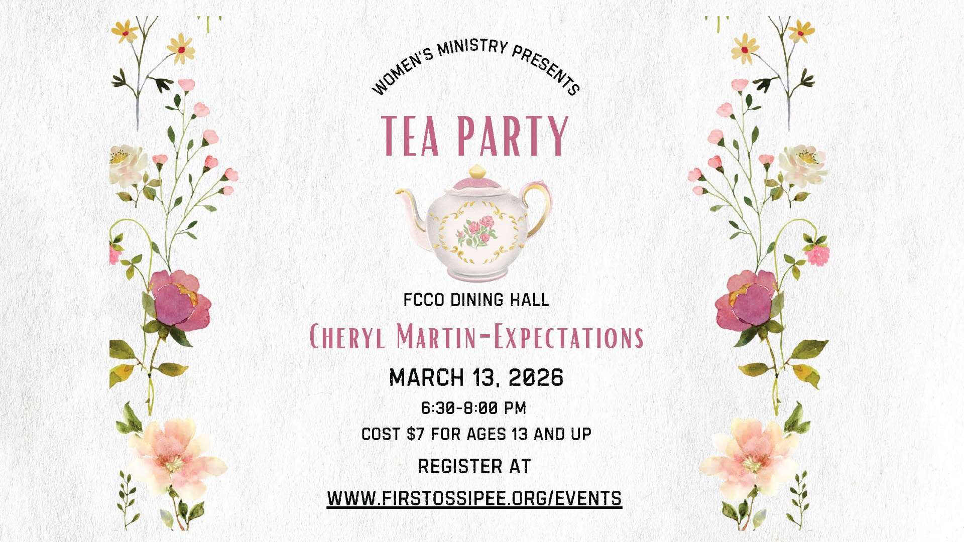 Women’s Ministry Tea Party