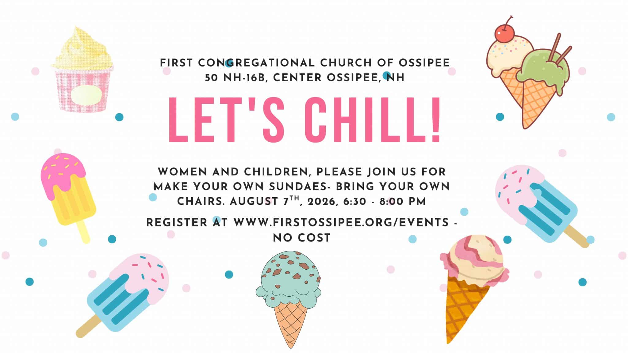 Women’s Ministry Ice Cream Social